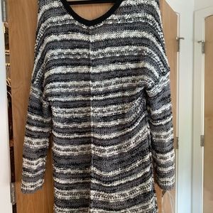 Free People Songbird Marled Striped Sweater